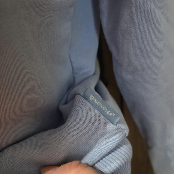 Moncler Light Blue Sweatshirt - Picture 3 of 7